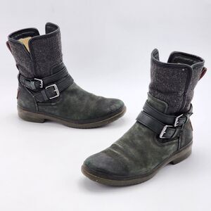 UGG Waterproof Simmens Leather Buckle Winter Snow Boots Women's Size 7